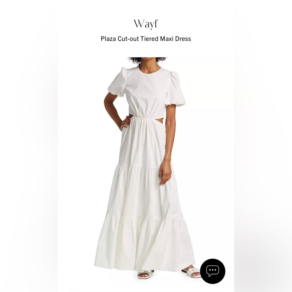 Wayf plaza cut out dresss